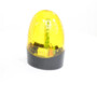 Yellow LED flashing light all-in-one: multi-voltage 12/24/230V, fixed or flashing