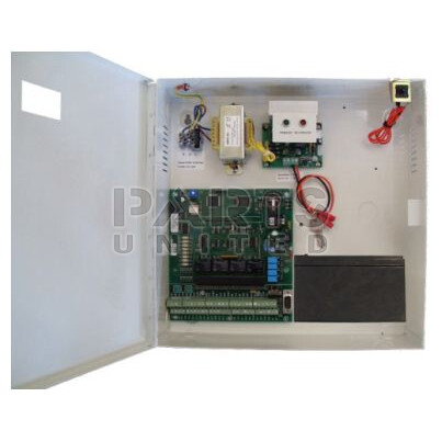 MT10000/4 Access control board, complete in metal box with powersupply