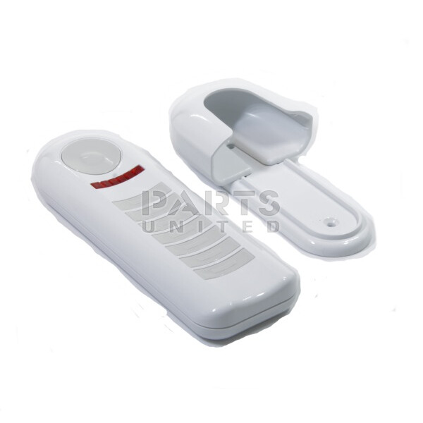 POD - Grey 42 channel wireless hand transmitter with wall fixing support