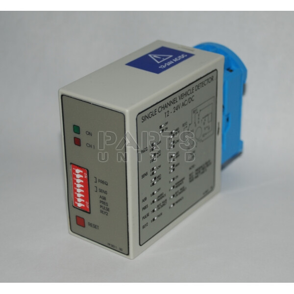 Single channel 24V AC/DC loop coil  detector