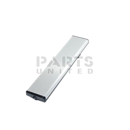 Push button, wall surface mount, ‘slim-line’, Silver