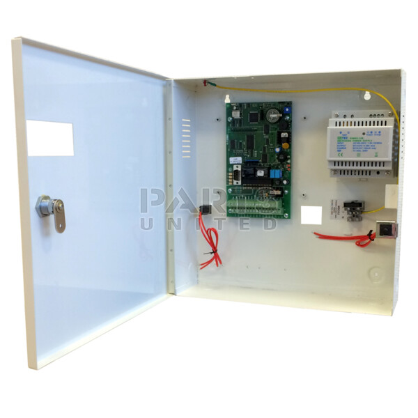 MT4000/2 Access control board, complete in metal box with powersupply
