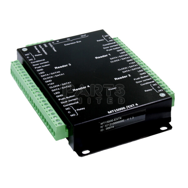 Extension for MT15000/2 access control unit, 4 additional inputs for readers
