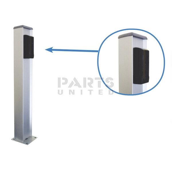 Aluminium column for photocells, h. 60 cm