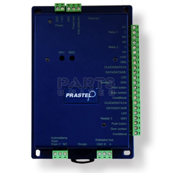 Access control board, 50 000 users, 2 inputs for readers, 3 relay outputs 3A, 50 000 events
