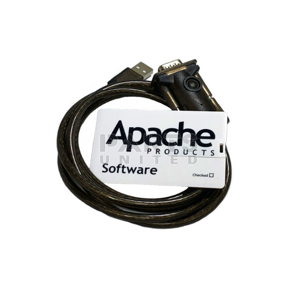 Apache 700XR PC Software (geeignet für 1st, 2nd, 3rd Generation) - komplett mit USB-Kabel.