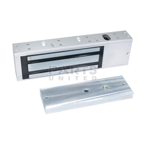 Electromagnet lock, surface mount, 500 kg, timer and with LED