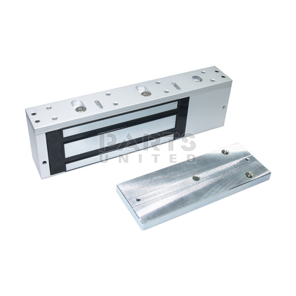 Electromagnet lock, surface mount, 750 kg and with LED