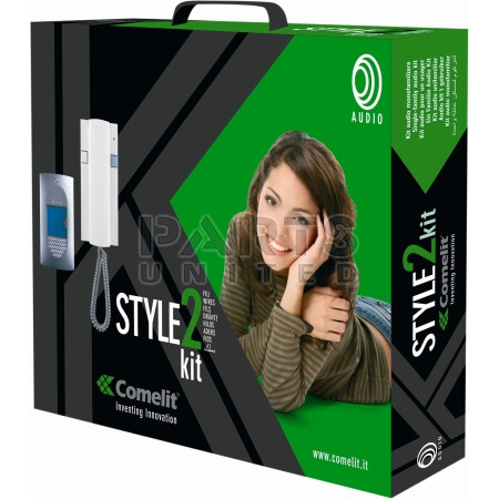 Comelit intercom audiosysteem, voor 1 huishouden, 2 draadssysteem