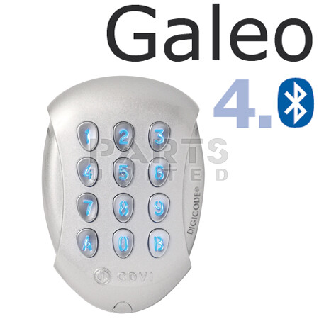 CDVI GALEO codepaneel met Bluetooth - Digicode aluminium legering - 100 codes - 3 relais