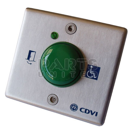 CDVI BPCHOC65AVLS - Drukknop LED + signaal (behuizing 65 mm)