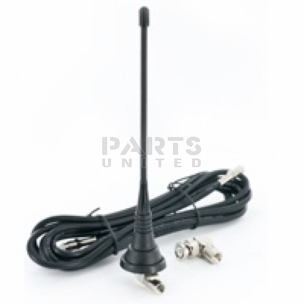 Teleradio 1 / 4-433K1 High-flex antenna, approx. 17 cm with 1 meter antenna cable and BNC connector.