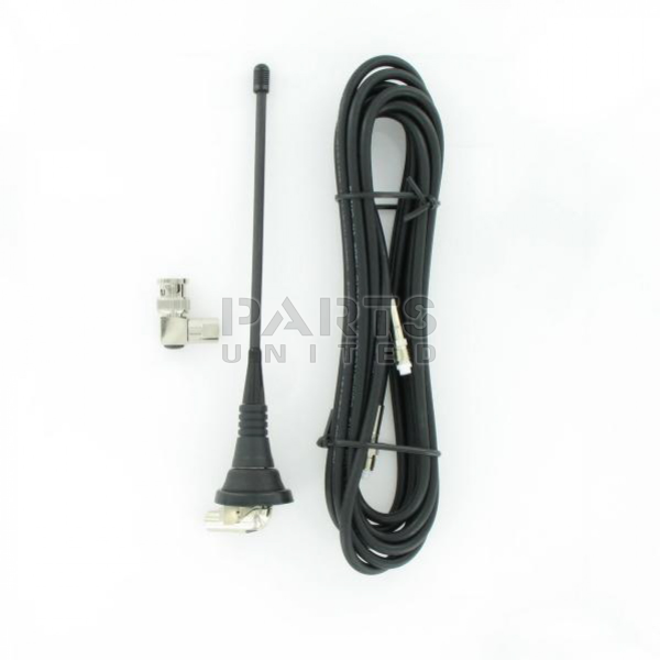 Teleradio 1/4-433K10 High-flex antenna, approx. 17 cm with 10 meter antenna cable and BNC connector.