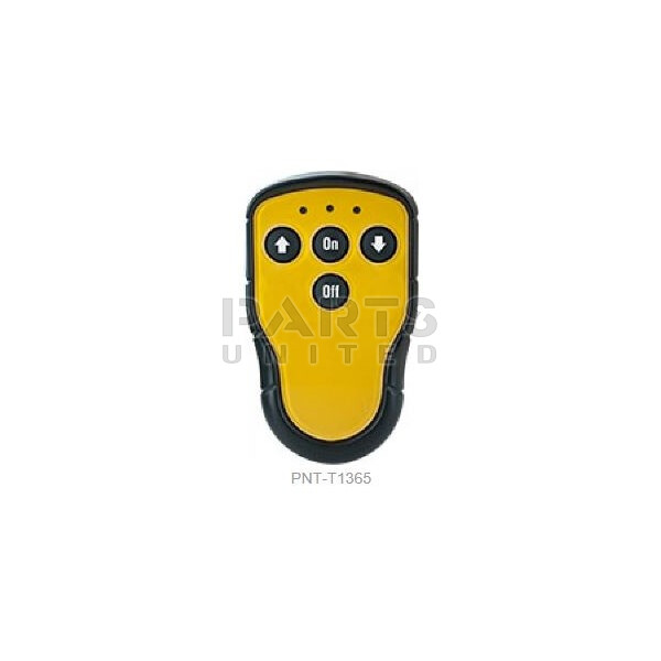 PNS-T2165 Midi transmitter with 4 buttons for up/down and on/off and equipped with main switch