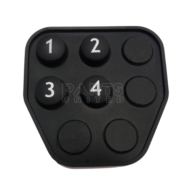 Push button pad, T60TX-04ST*, numbered