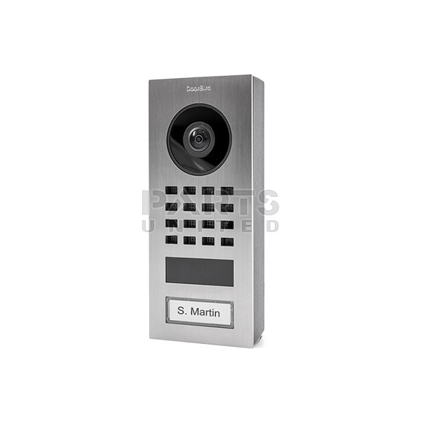 DoorBird IP Video Türstation D1101V Aufputz, Edelstahl, gebürstet, Aufputzmontage