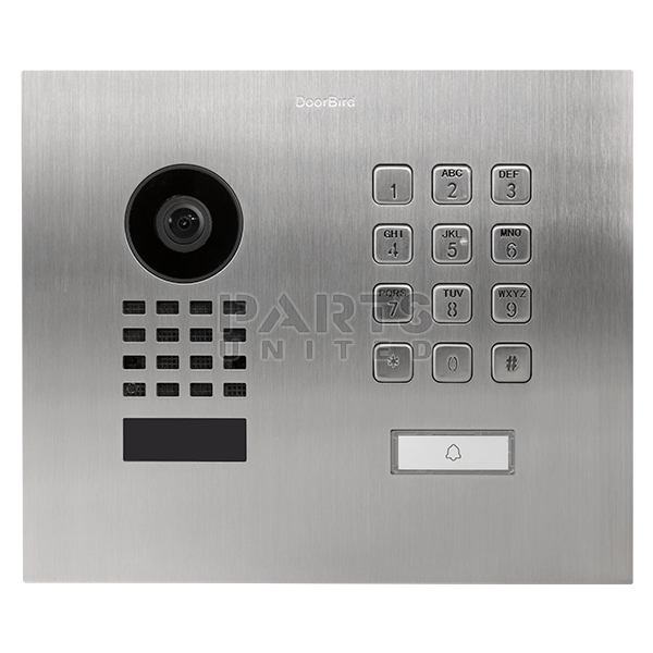 DoorBird IP Video Door Station D1101KH Modern, 1 beldrukker, codepaneel, Inbouw