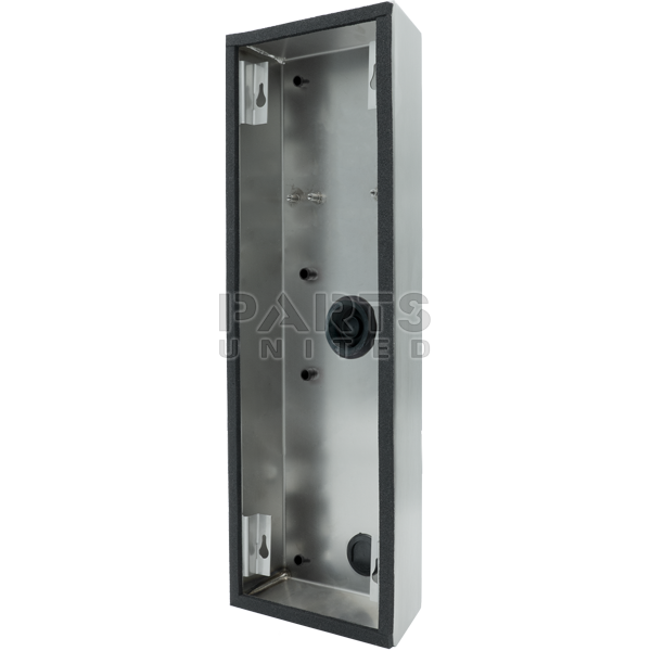 DoorBird D2104V/D2105V/D2106V Surface-mounting housing (backbox), stainless steel V4A, brushed