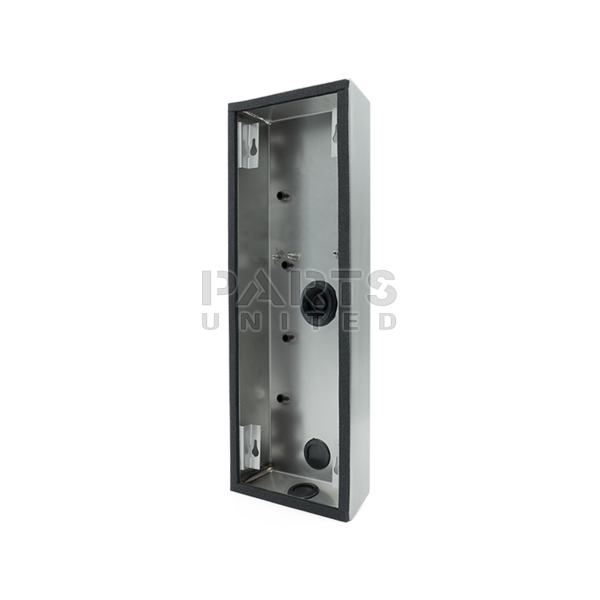DoorBird D2102KV Surface-mounting housing (backbox), Stainless Steel V4A, brushed (salt water and gr