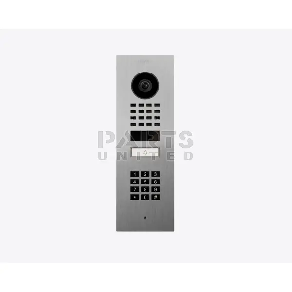 Wifi HD video D1101KV (flush mounted) door intercom with code panel for smartphone with stainless steel front plate